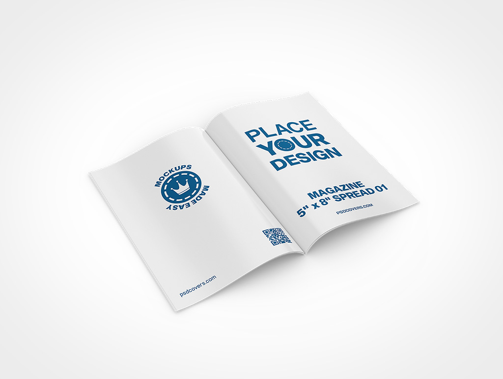 Magazine Spread Mockup 2r4