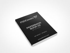 Market your cover on this white label B-Format Book Mockup 213