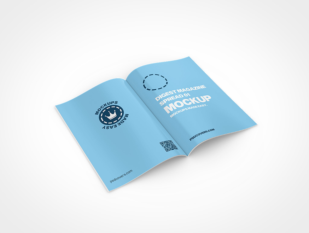 Magazine Spread Mockup 322r6