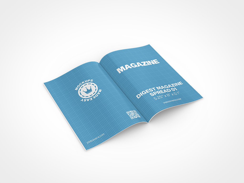 Magazine Spread Mockup 322r2