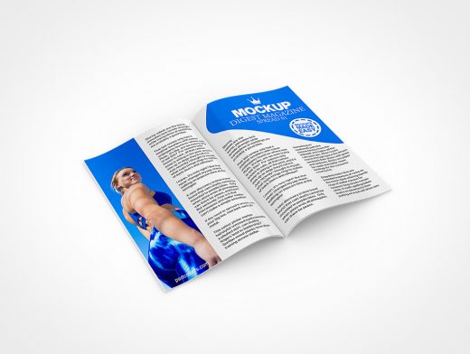 Magazine Spread Mockup 322r