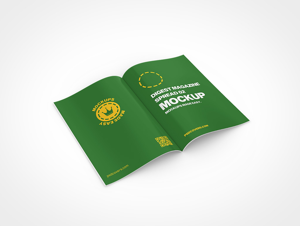 Magazine Spread Mockup 323r6