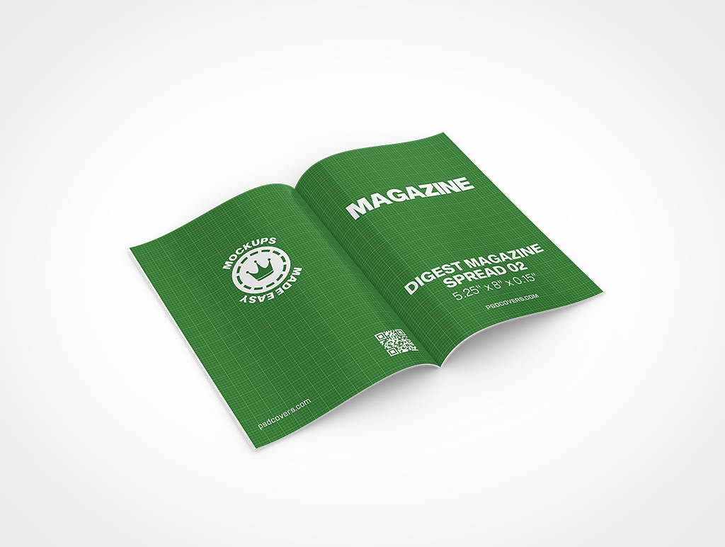 Magazine Spread Mockup 323r2