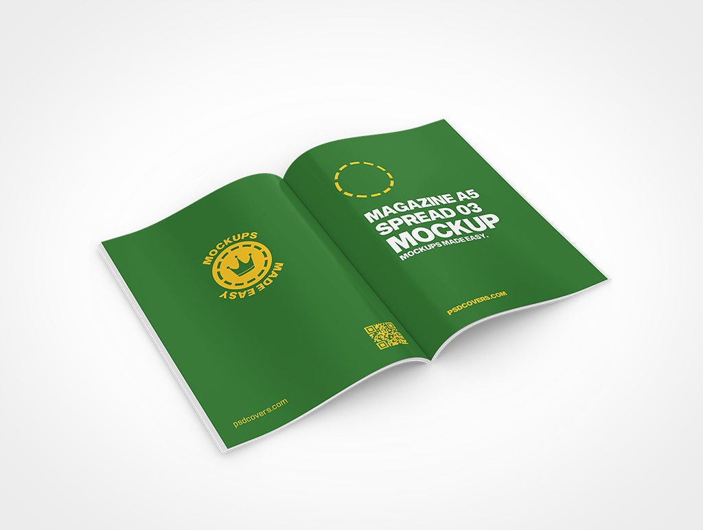 A5 Softcover Book Mockup 1r6