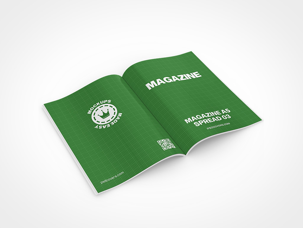 A5 Softcover Book Mockup 1r2