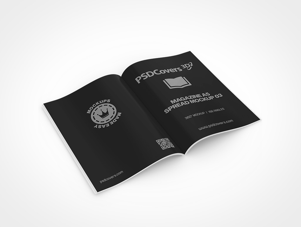 A5 Softcover Book Mockup 1
