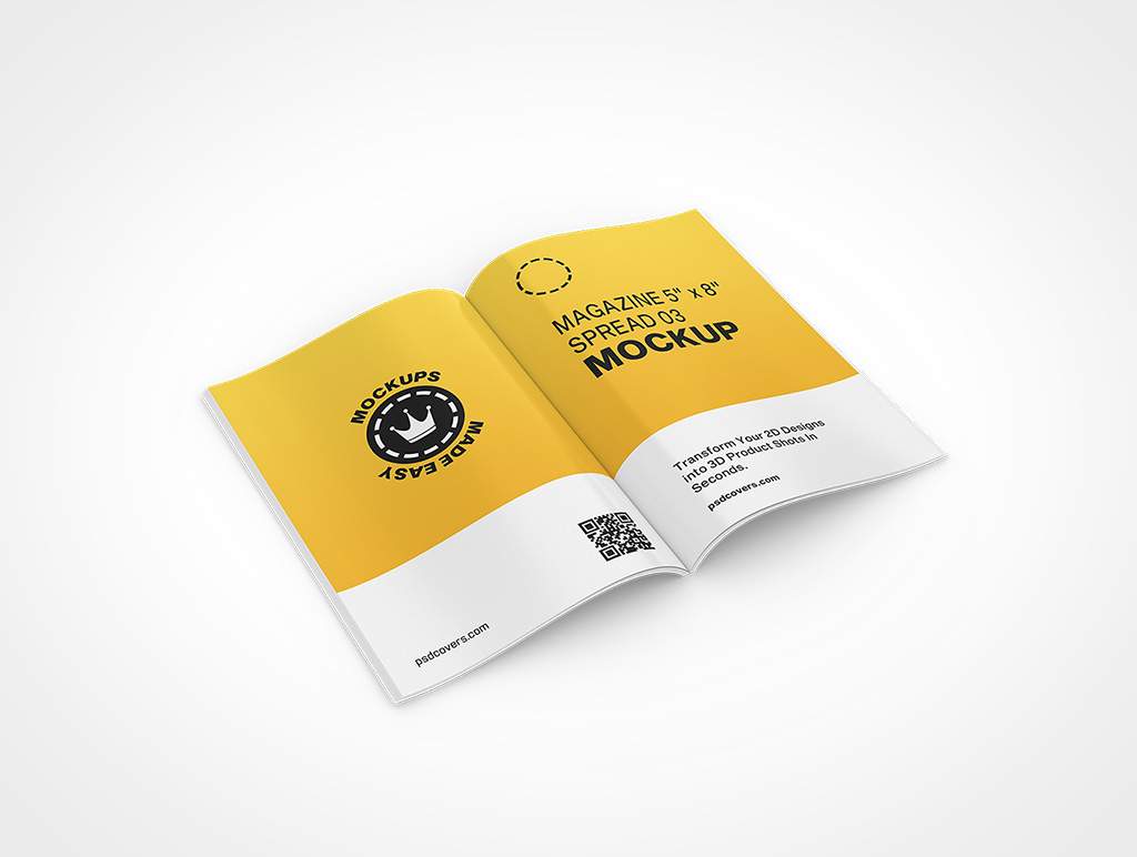 Magazine Spread Mockup 6r7
