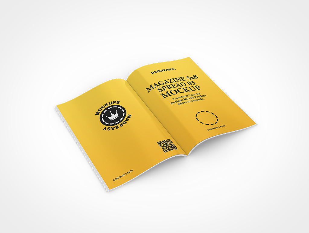 Magazine Spread Mockup 6r5
