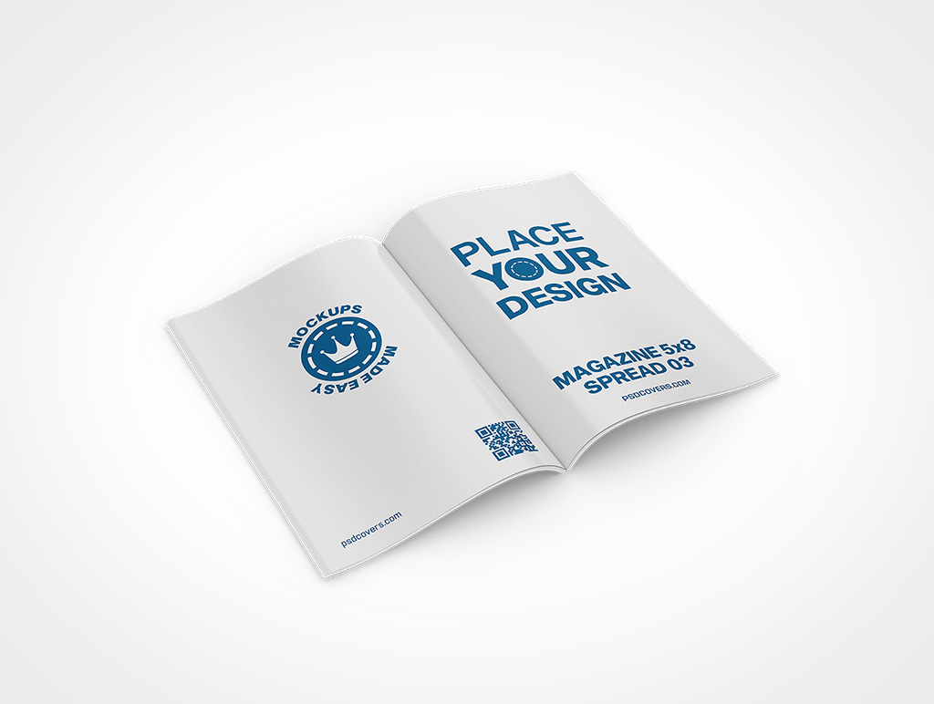 Magazine Spread Mockup 6r3