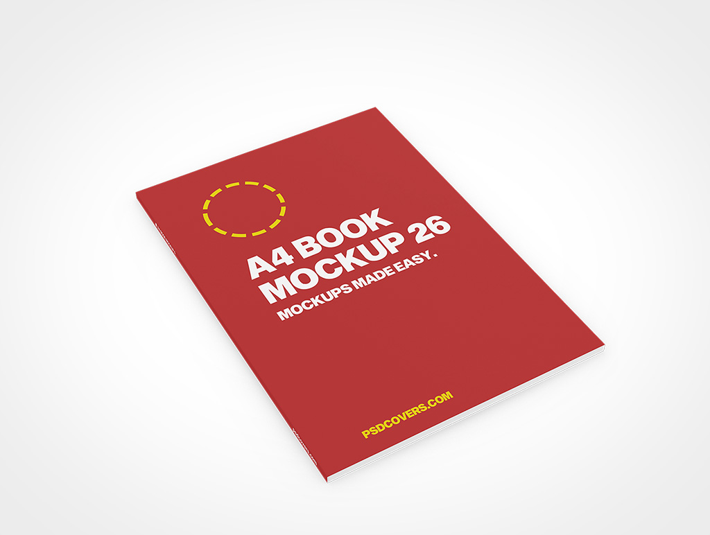 A4 Book Mockup 26r6