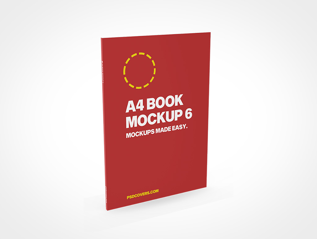 A4 Book Mockup 6r6