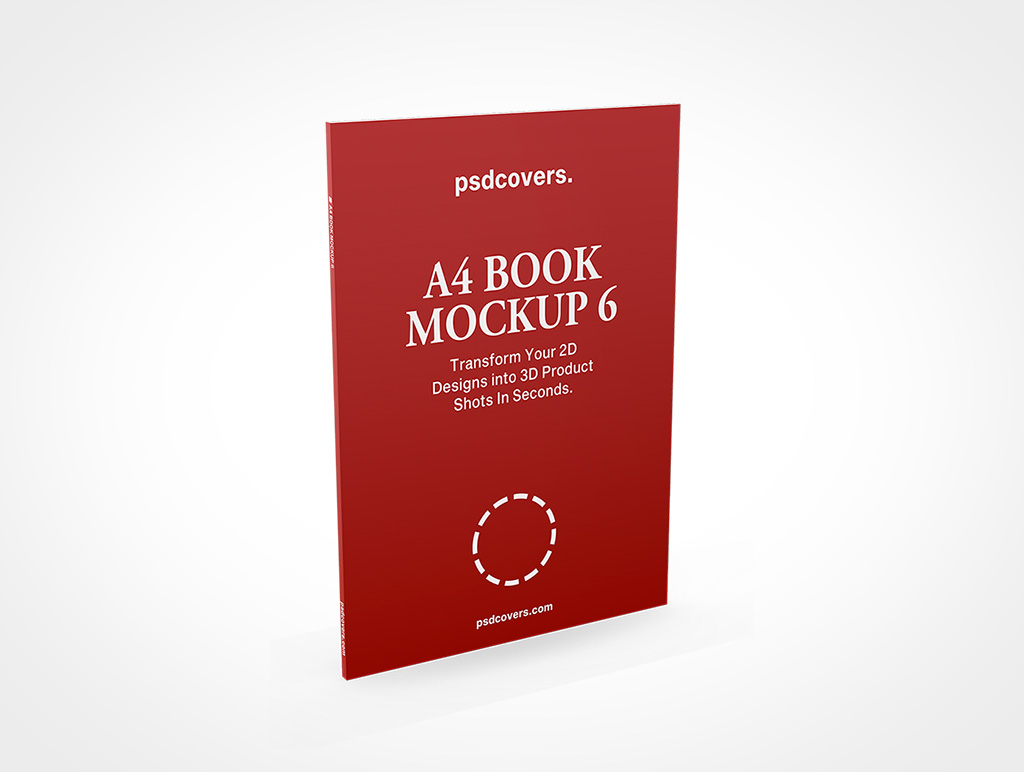A4 Book Mockup 6r5