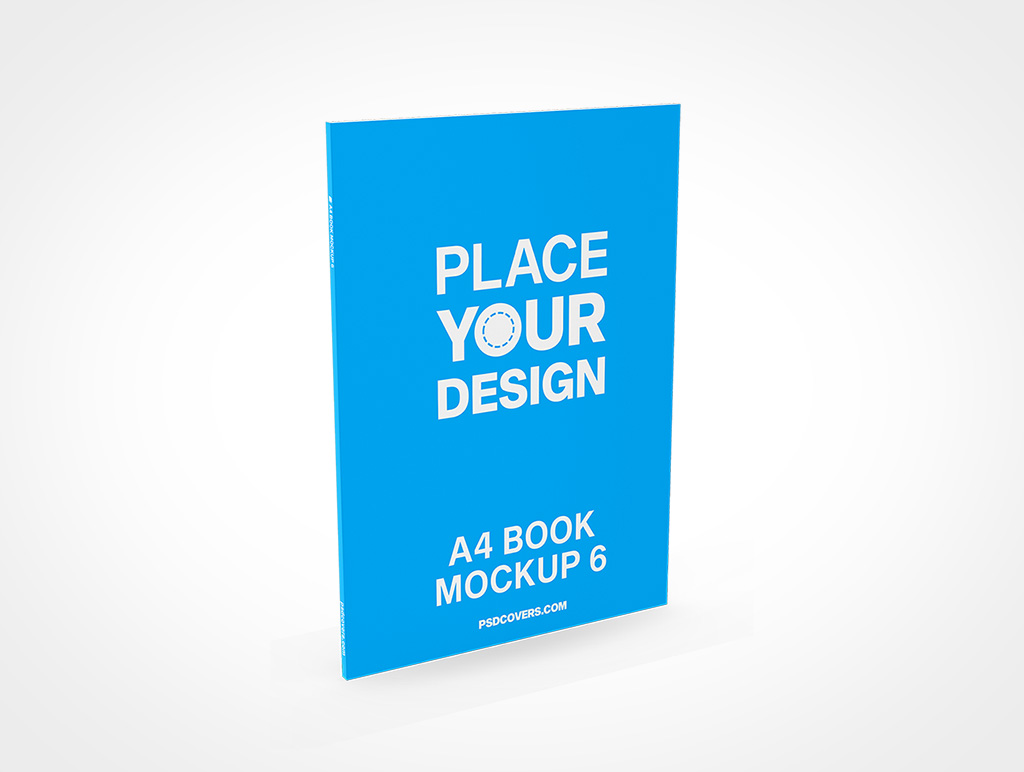 A4 Book Mockup 6r3