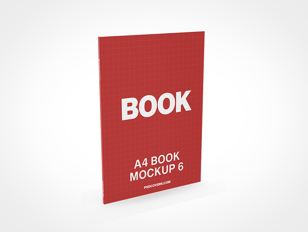 A4 Book Mockup 6r2
