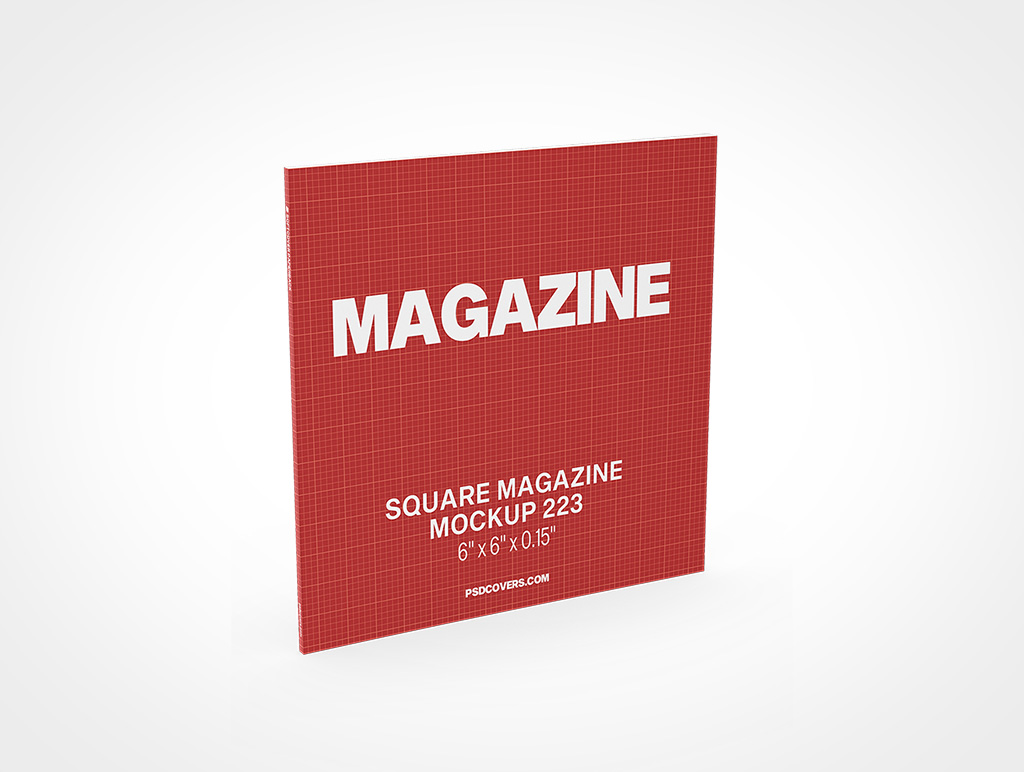 Square Magazine Mockup 223r2