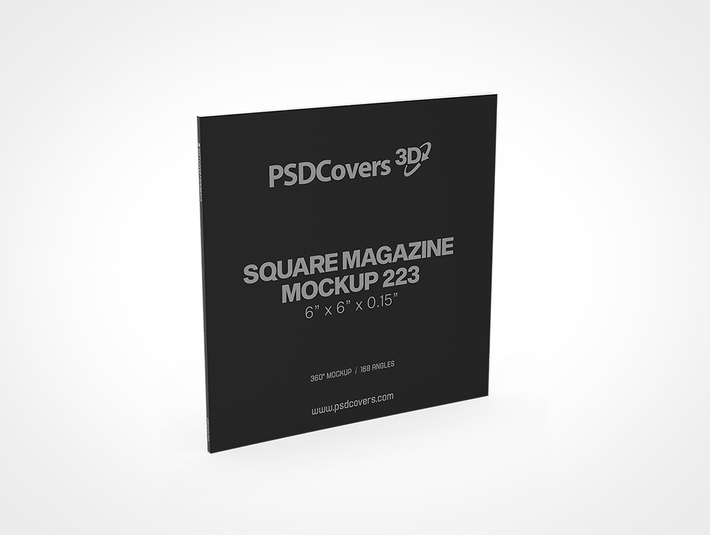 Square Magazine Mockup 223