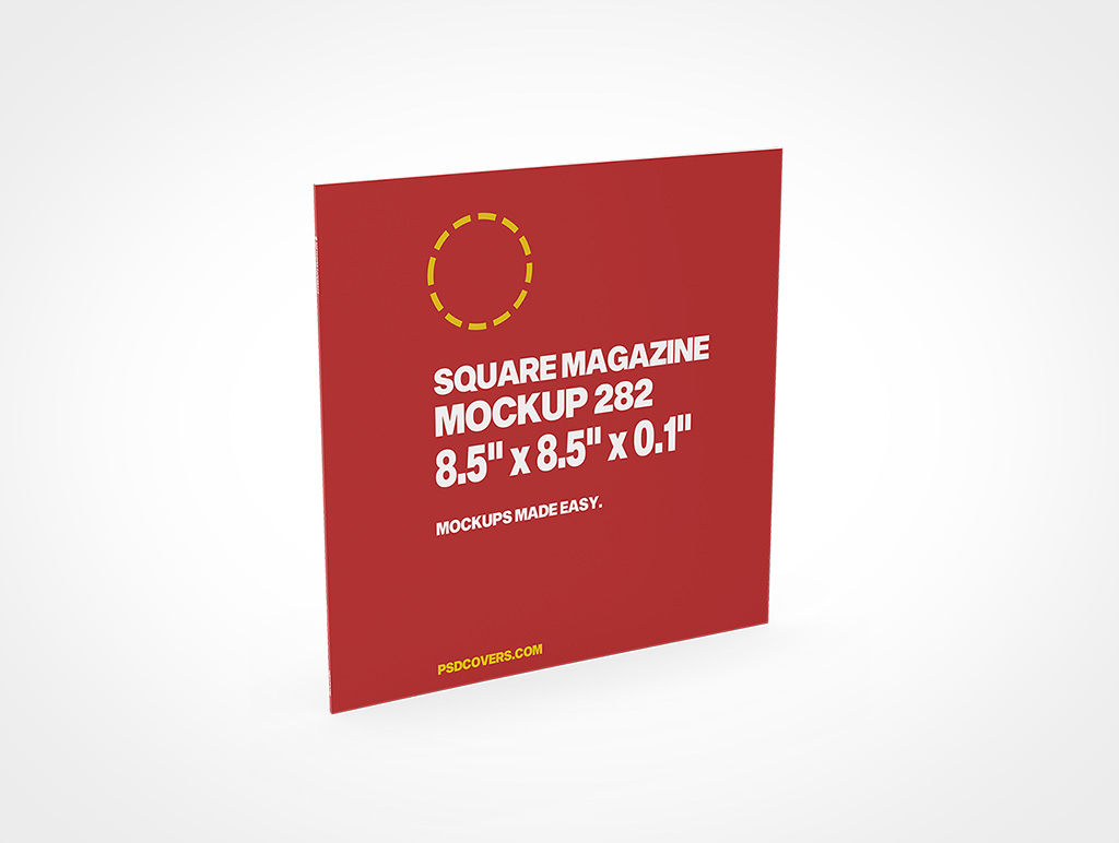 Square Magazine Mockup 282r6