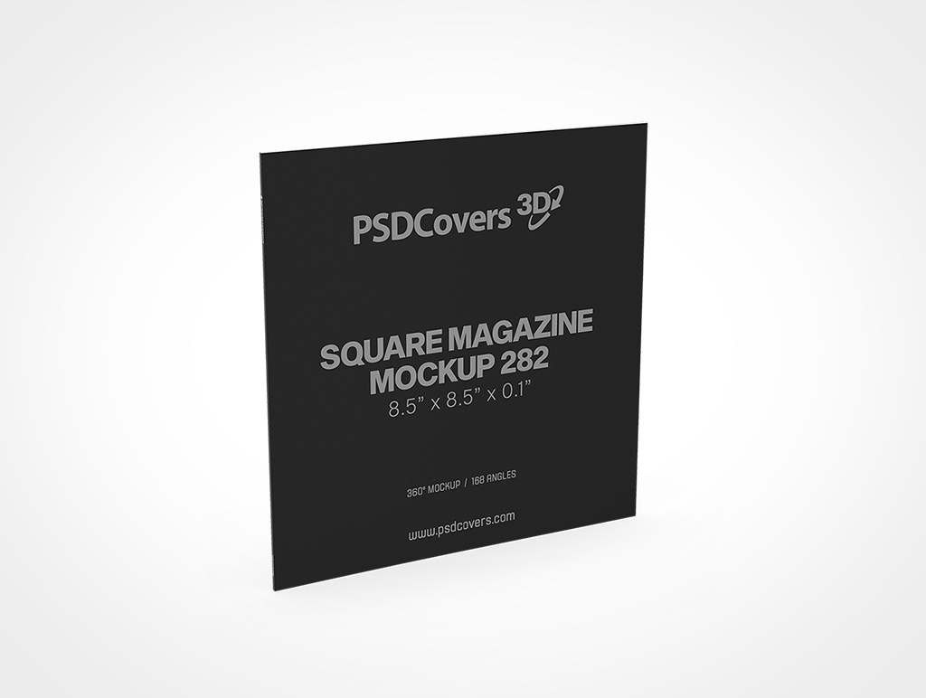 Square Magazine Mockup 282