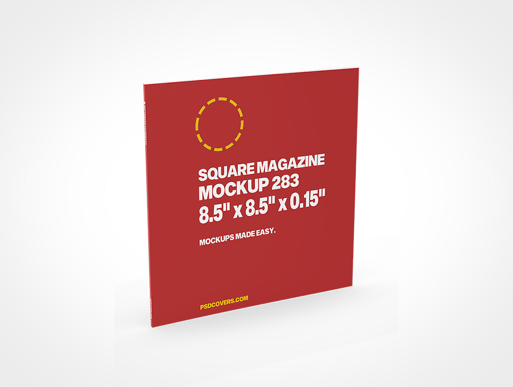 Square Magazine Mockup 283r6