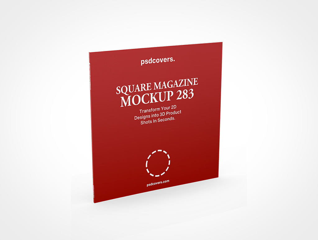 Square Magazine Mockup 283r5