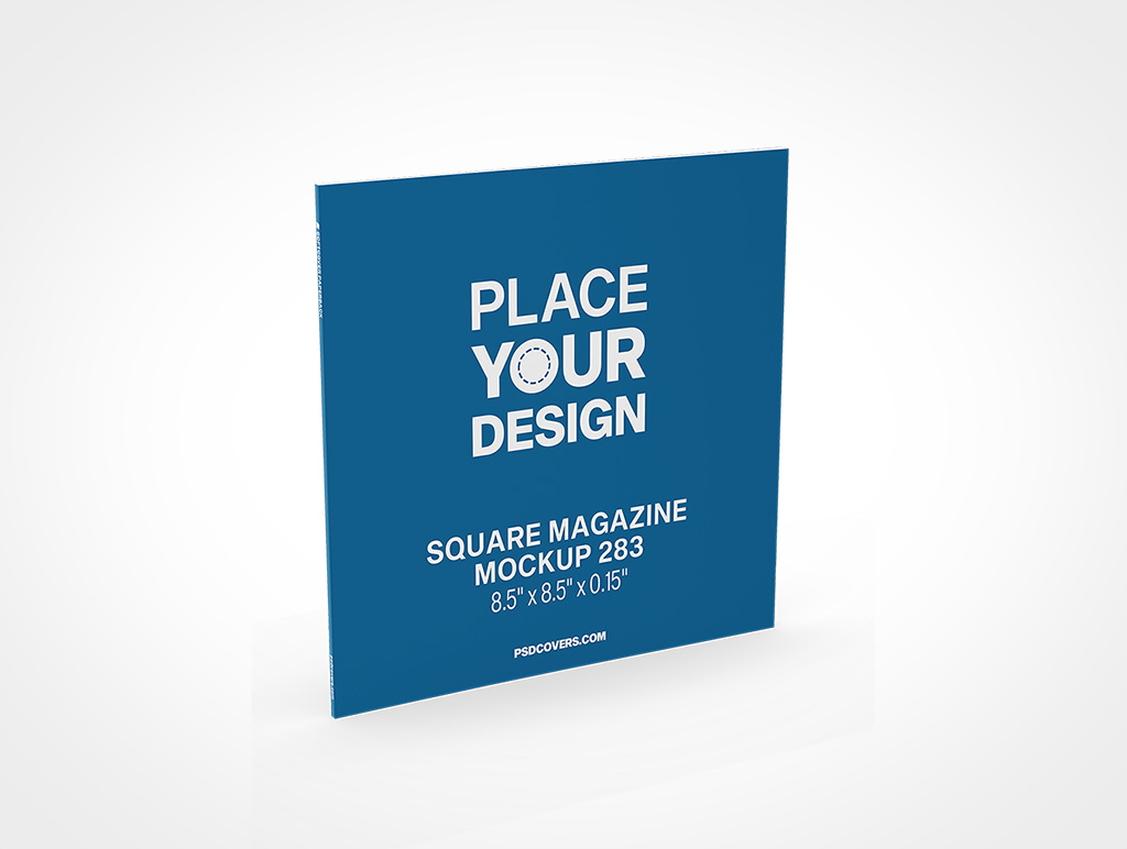 Square Magazine Mockup 283r3