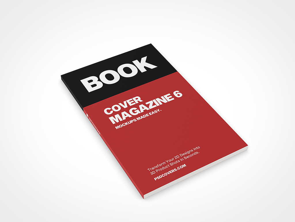 Cover Magazine Mockup 6r4