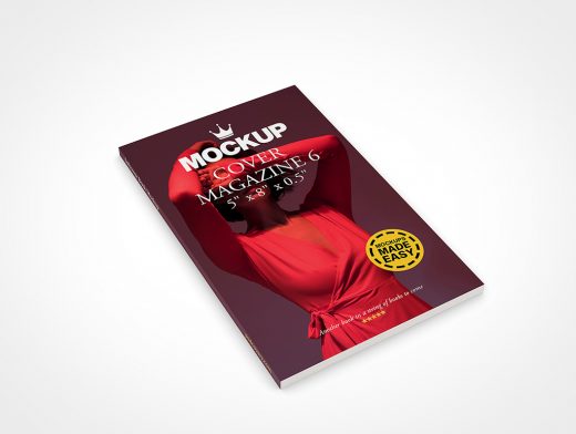 Cover Magazine Mockup 6r