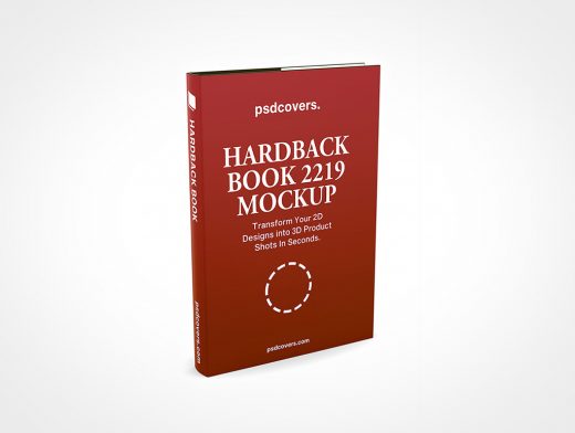 Hardback Book 2219 is a blank mockup for your cover designs