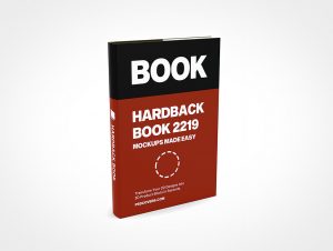 Hardback Book 2219 is a blank mockup for your cover designs