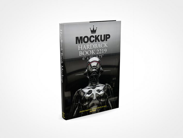 Hardback Book 2219 is a blank mockup for your cover designs