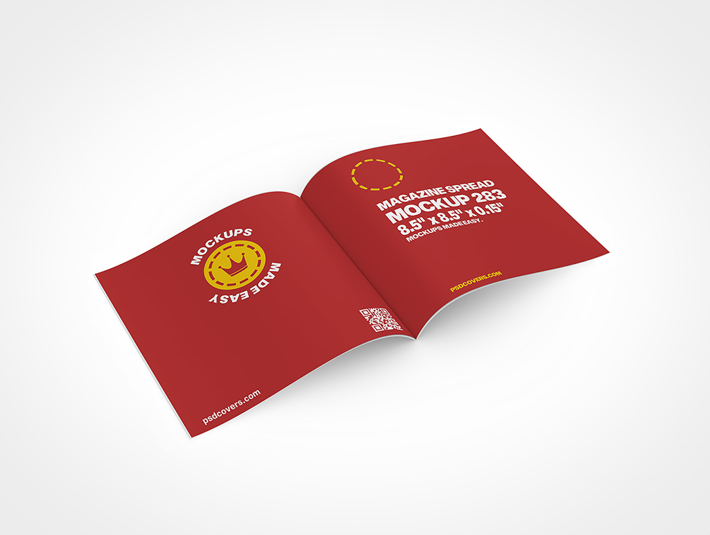 Magazine Spread Mockup 283r5