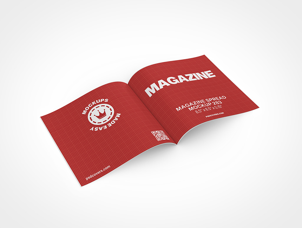 Magazine Spread Mockup 283r2