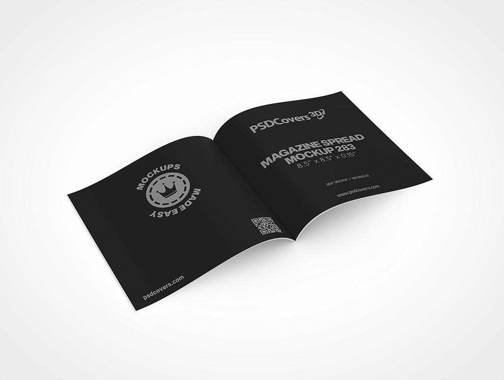 Magazine Spread Mockup 283
