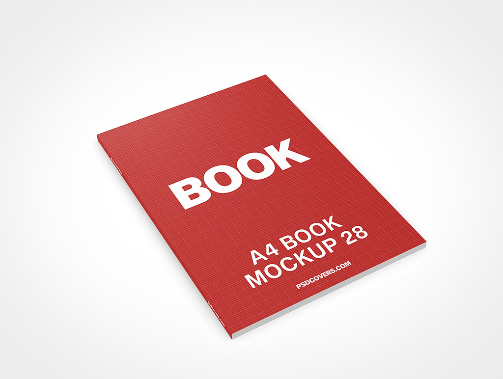 A4 Book Mockup 28r2