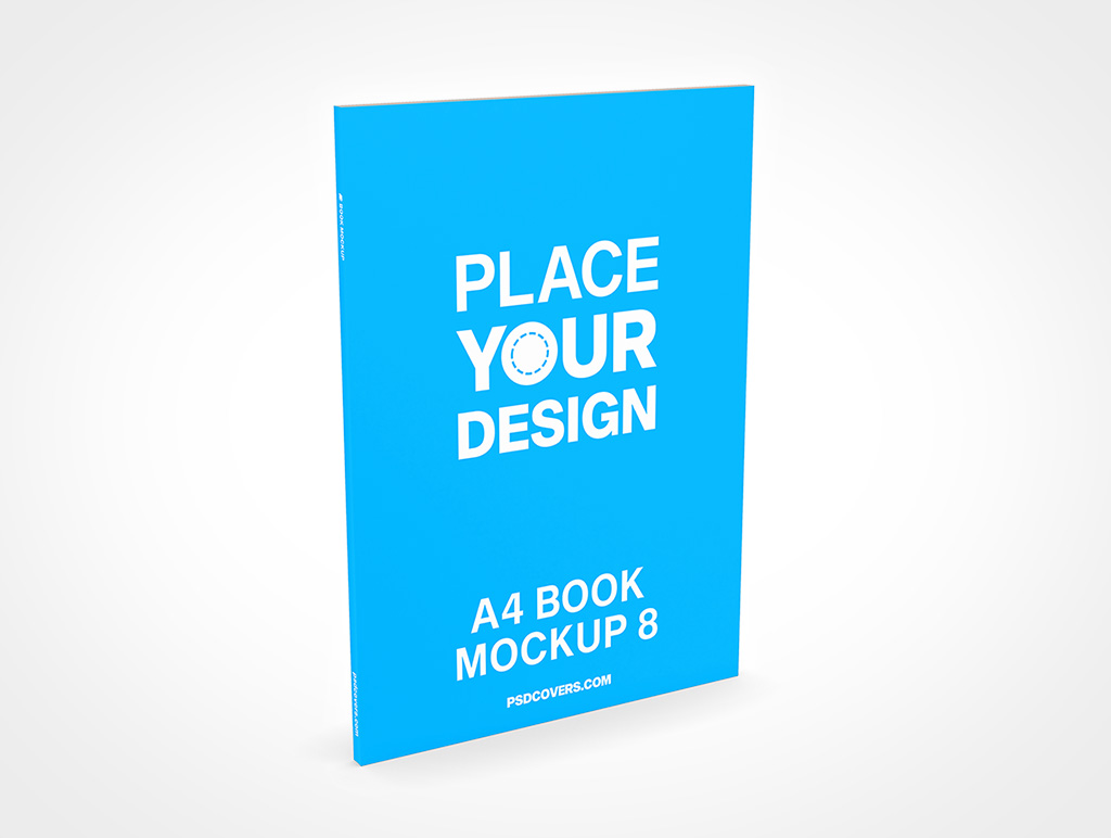 A4 Book Mockup 8r3