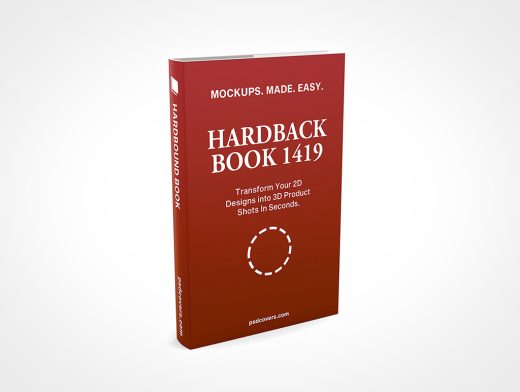Hardback Book 1419 previews cover designs standing books