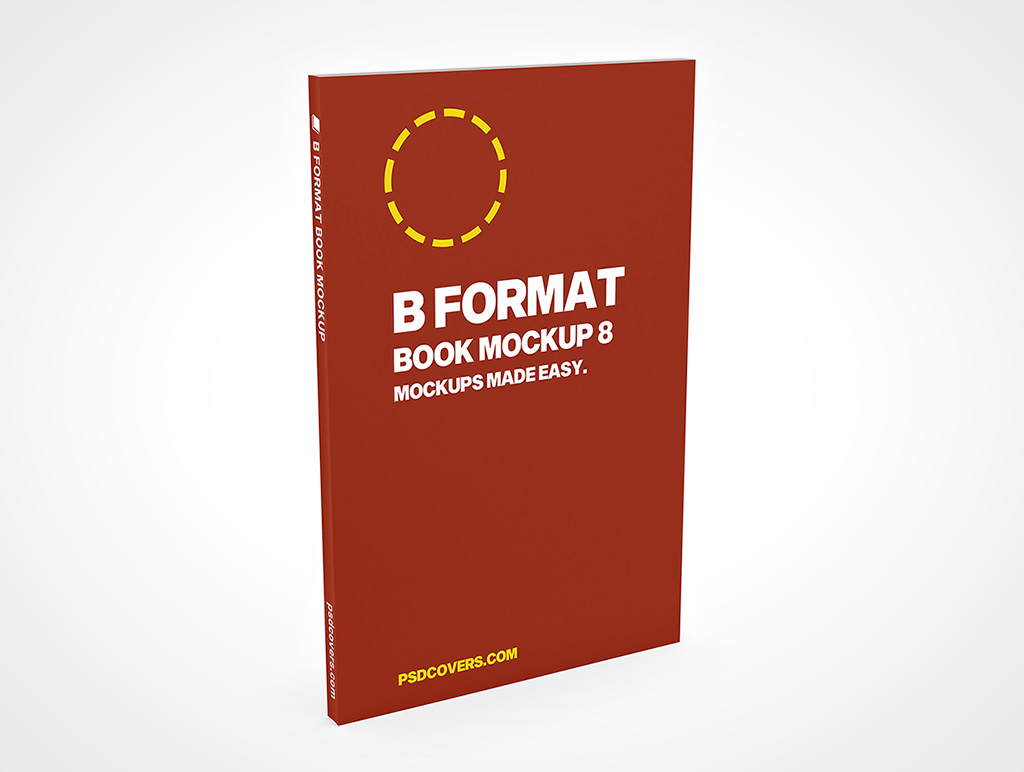 B Format Book Mockup 8r6