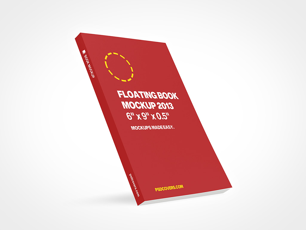 Floating Book Mockup 2013r6