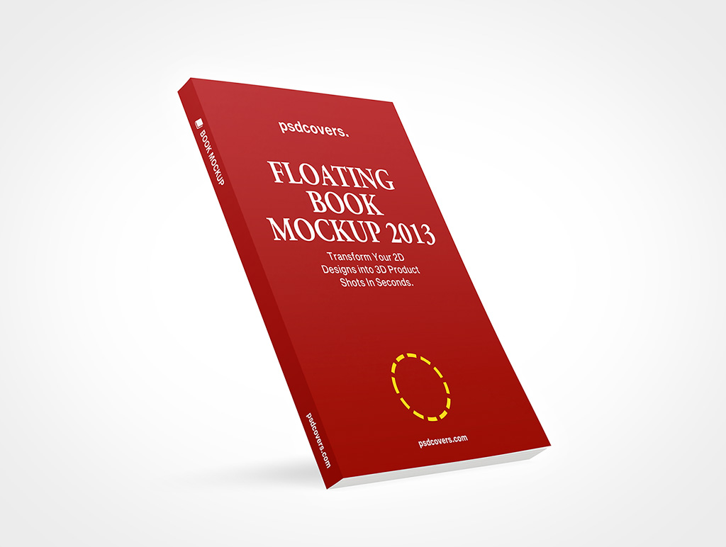 Floating Book Mockup 2013r5
