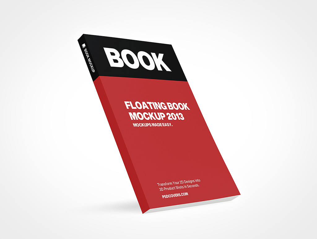 Floating Book Mockup 2013r4