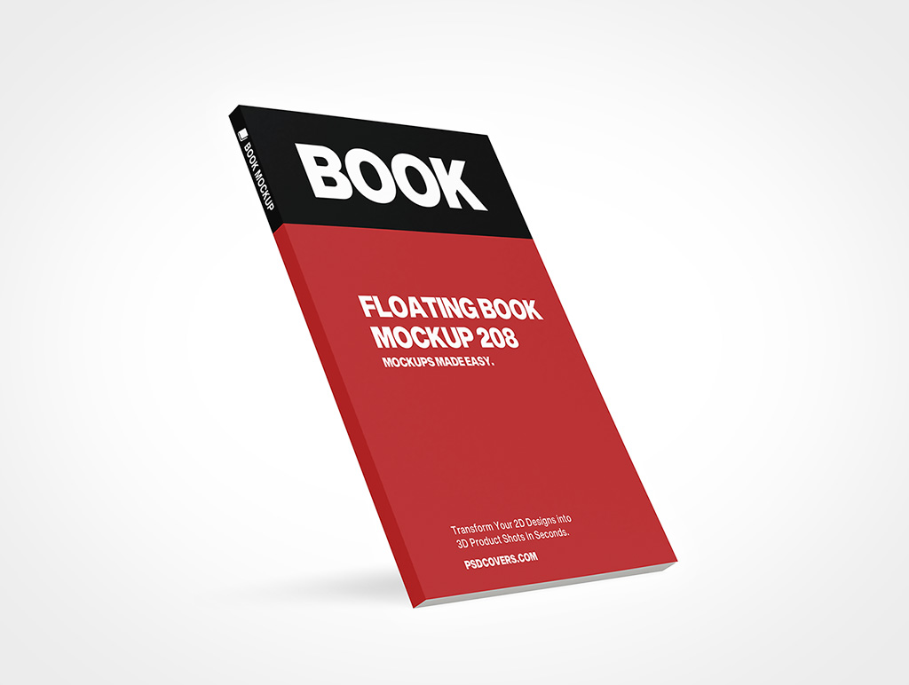 FLOATING BOOK MOCKUP 208