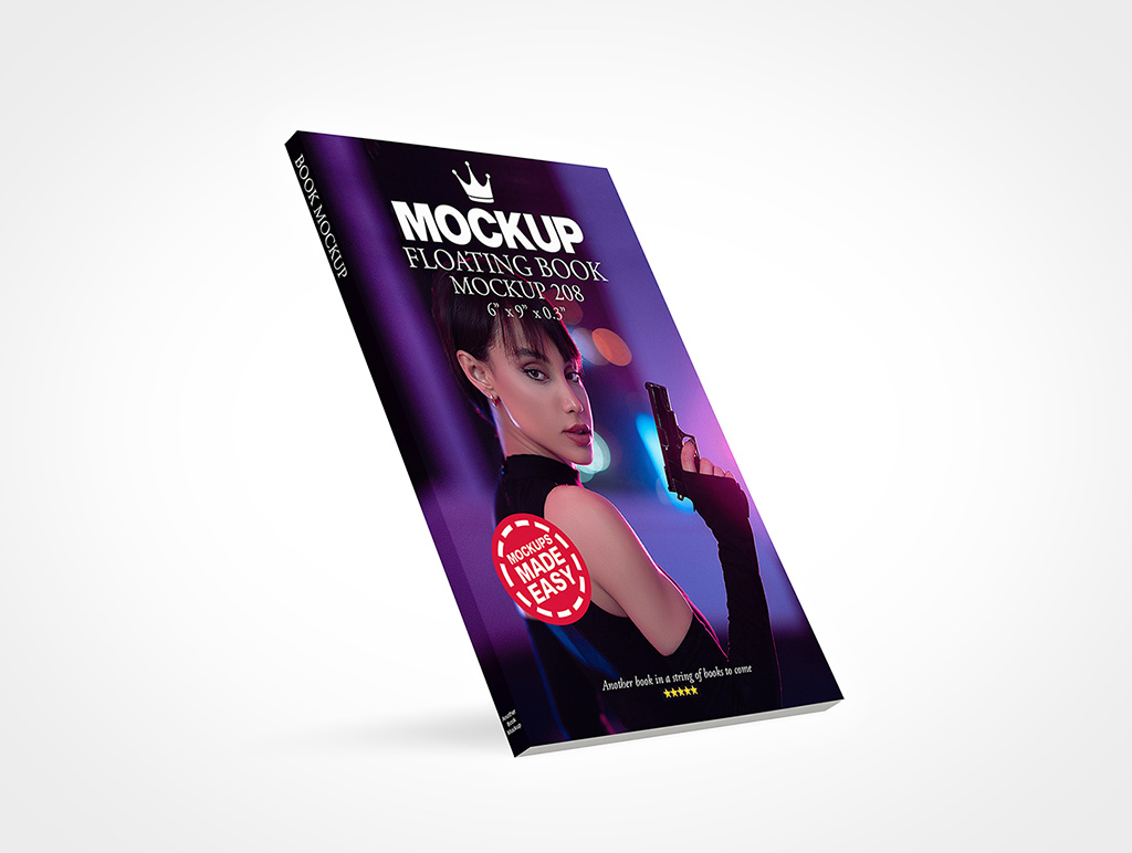 FLOATING BOOK MOCKUP 208