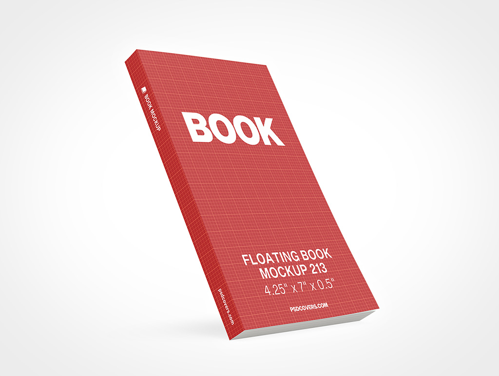 Floating Book Mockup 213r2