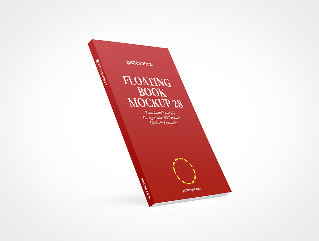 Floating Book Mockup 28r5