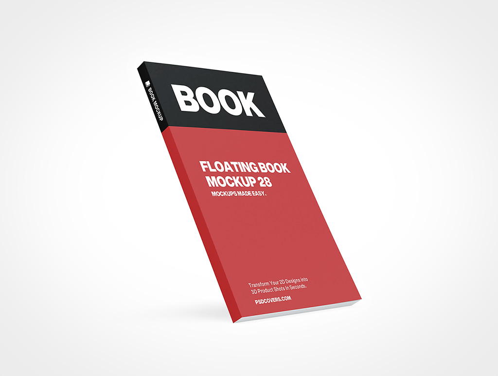 Floating Book Mockup 28r4