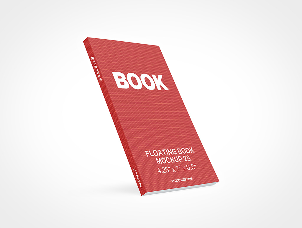Floating Book Mockup 28r2