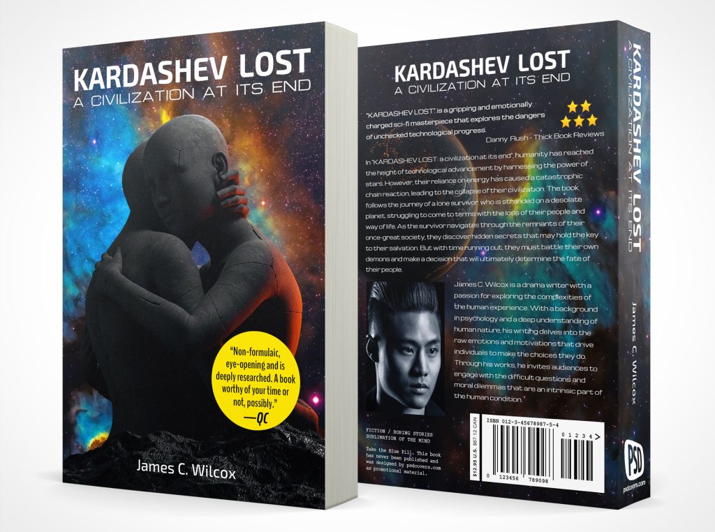 FREE Dark 6X9 Kardashev Lost Book Cover