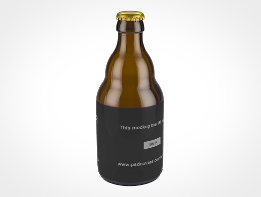 Download Small Beer Bottle Mockup Psdcovers Makes Creating Mockups Easy