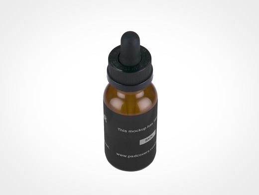 Download Cbd Glass Bottle 30ml Psd Mockup Psd Mockups