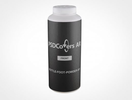 Foot Powder Bottle Mockup 1